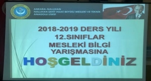 12.Sınıflar Mesleki Bilgi Yarışmaları